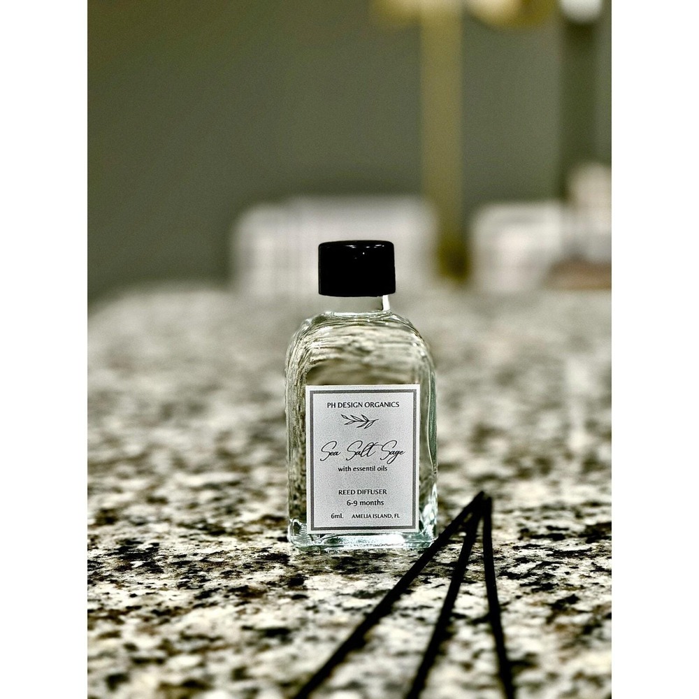 PH Design Organics Sea‎ Salt Sage Reed Diffuser Essential Oils 178ml